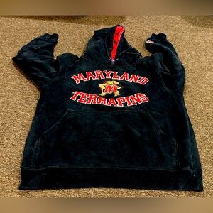 EUC Maryland Terrapins Black Hoodie M Women's Team Edition apparel